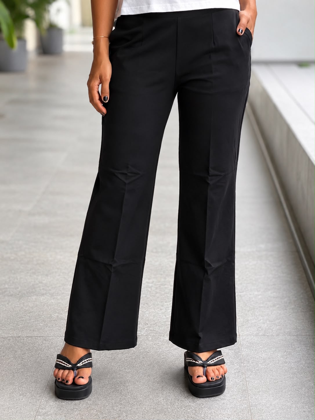 High-Waisted Formal Trousers / Pants